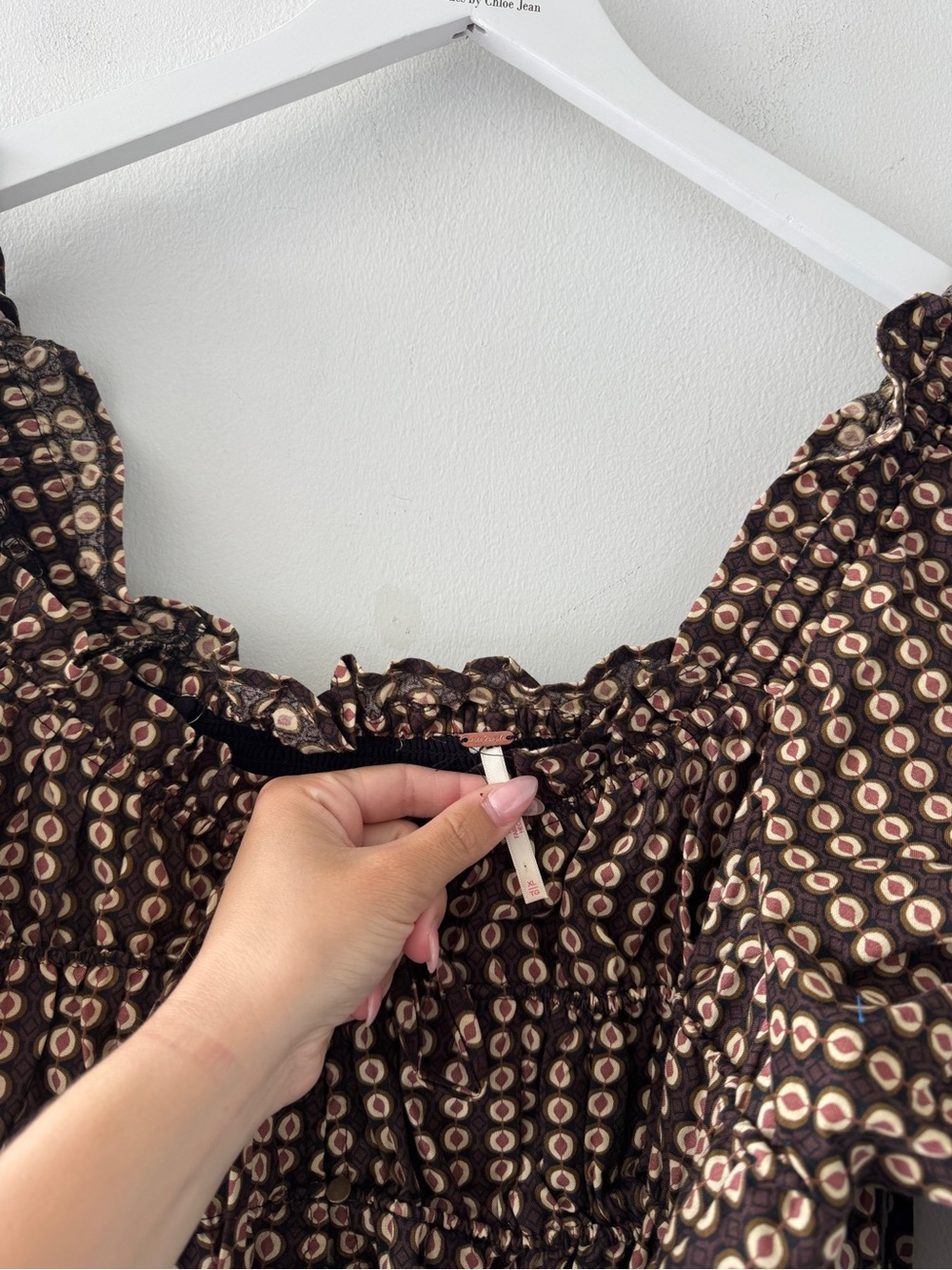FREE PEOPLE Star Dip Mini Dress XL - Picture 5 of 6